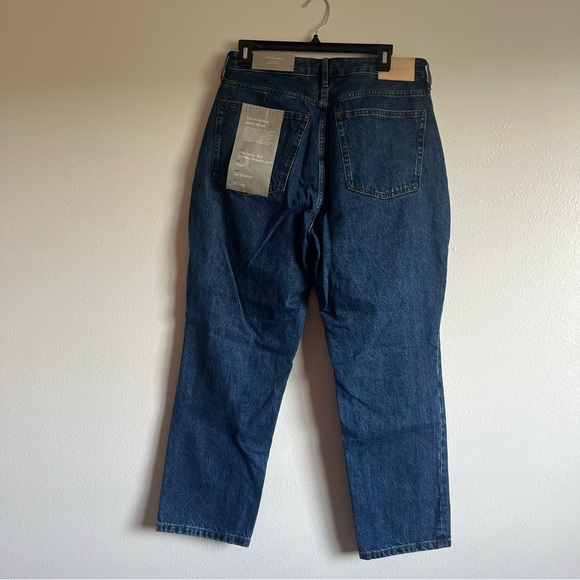 NWT Everlane Curvy '90s Cheeky Straight Jean Crop Size 31 in Deep Atlantic - Picture 12 of 12